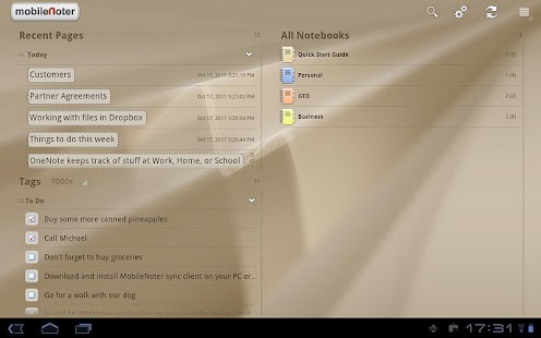MobileNoter SE HD for Tablet