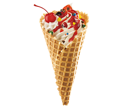 for cone cream calories ice Sundaes Cones Waffle & Cone
