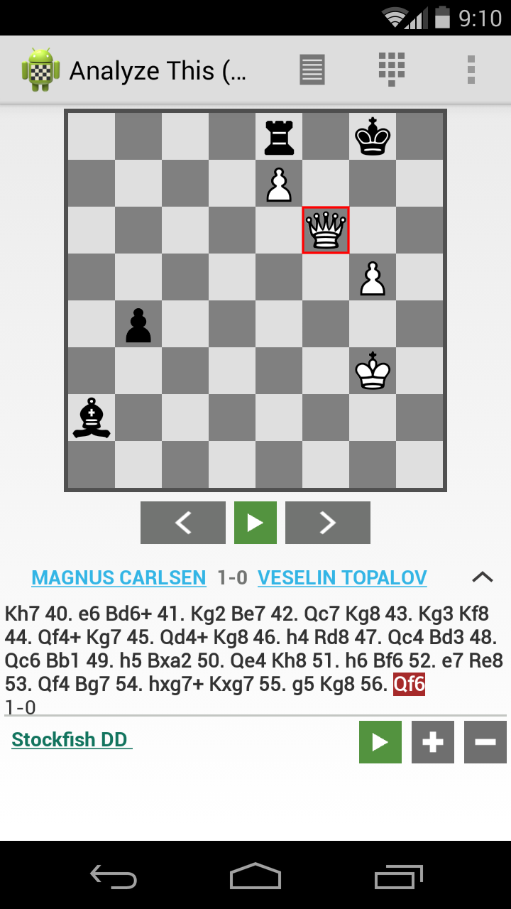 Android application Chess - Analyze This screenshort