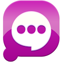 Pansi SMS solid Purple theme logo