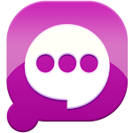 Easy SMS solid Purple theme Apk