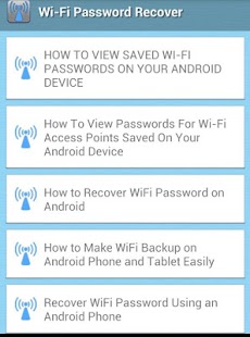 How to install How to Wi-Fi Password Recover patch 1.0 apk for android