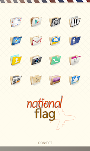 How to install National flag icon theme 1.0 unlimited apk for bluestacks