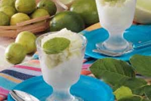 Lime Honeydew Sorbet