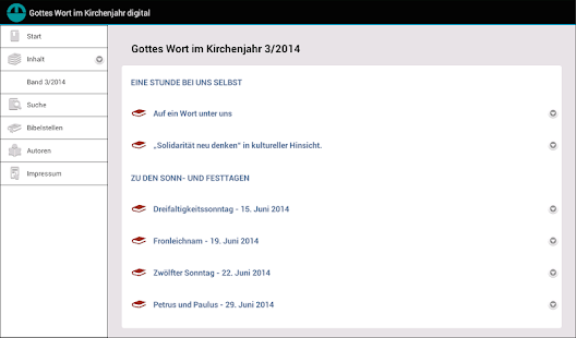 Gottes Wort im Kirchenjahr Screenshots 2