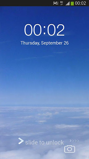 天空Lockscreen儲物櫃