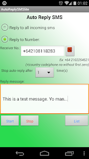 Free Download Auto Reply SMS Lite APK for Android