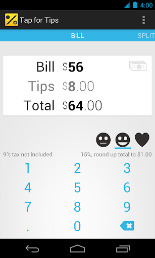 Tap for Tips - calculator