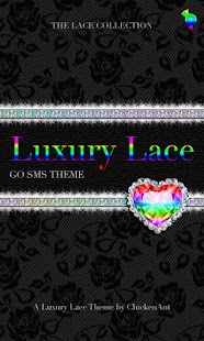 Rainbow Luxury Lace Theme SMS