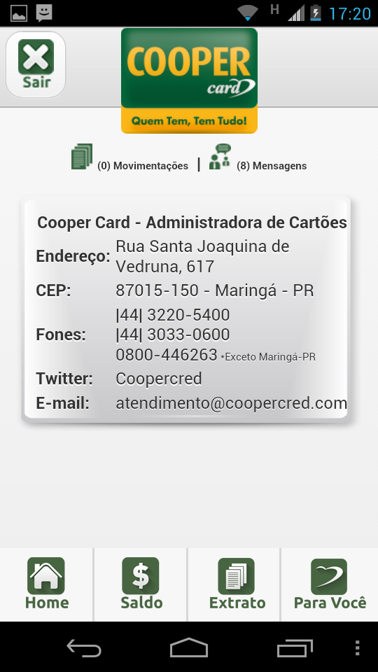 Cooper Card Screen 2