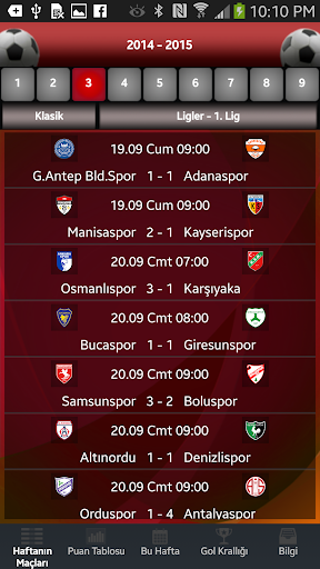 1. Lig Live