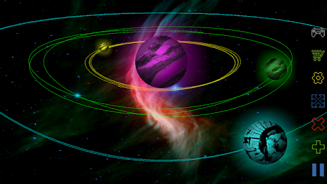 Space & Gravity Simulator Pro: 3D Galaxy Orbit poster 3