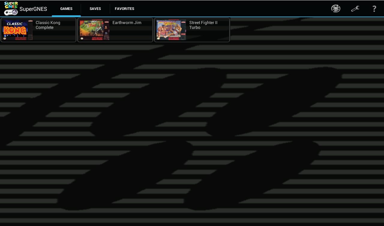 SuperGNES (SNES Emulator) - screenshot