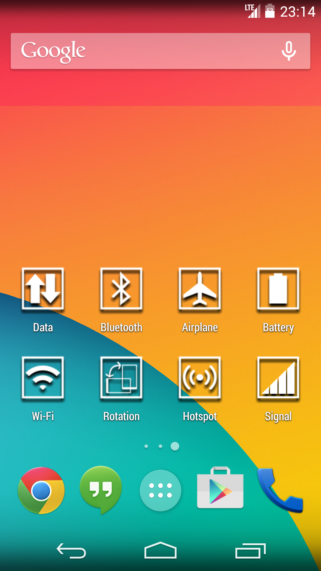 Android application Signal Recovery screenshort