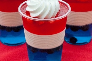 Red White &amp; Blue Jello Salad