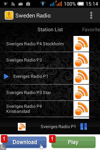 Sweden Radio Station