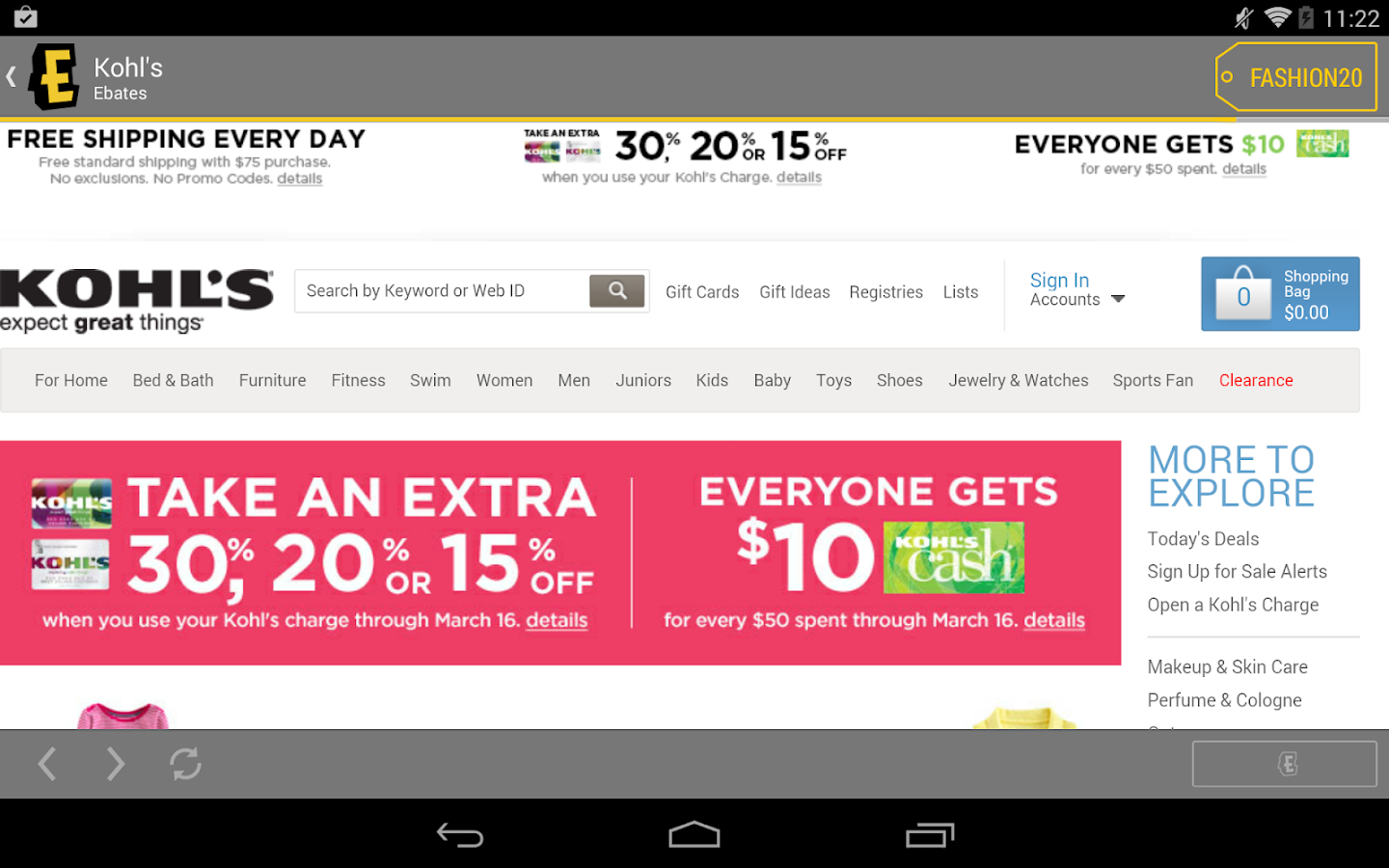Ebates Cash Back  Coupons - Android Apps on Google Play