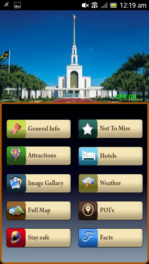 Android application Sao Paulo Offline Travel Guide screenshort