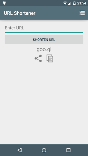 URL Shortener goo.gl