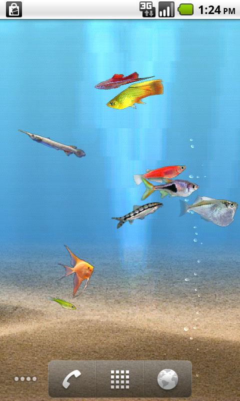 aniPet Freshwater Aquarium LWP - screenshot