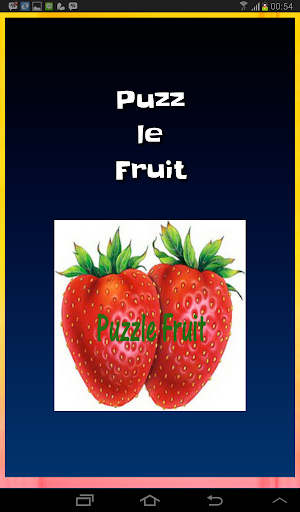 Fruit Puzzle