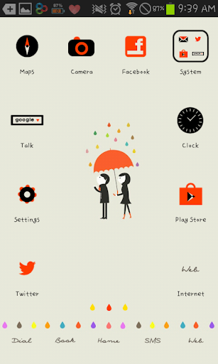 umbrella go launcher theme