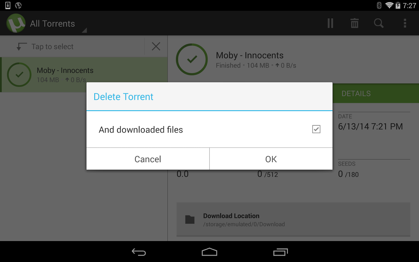 µTorrent®- Torrent Downloader - screenshot