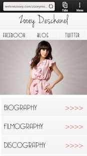 Zooey Deschanel Fan App