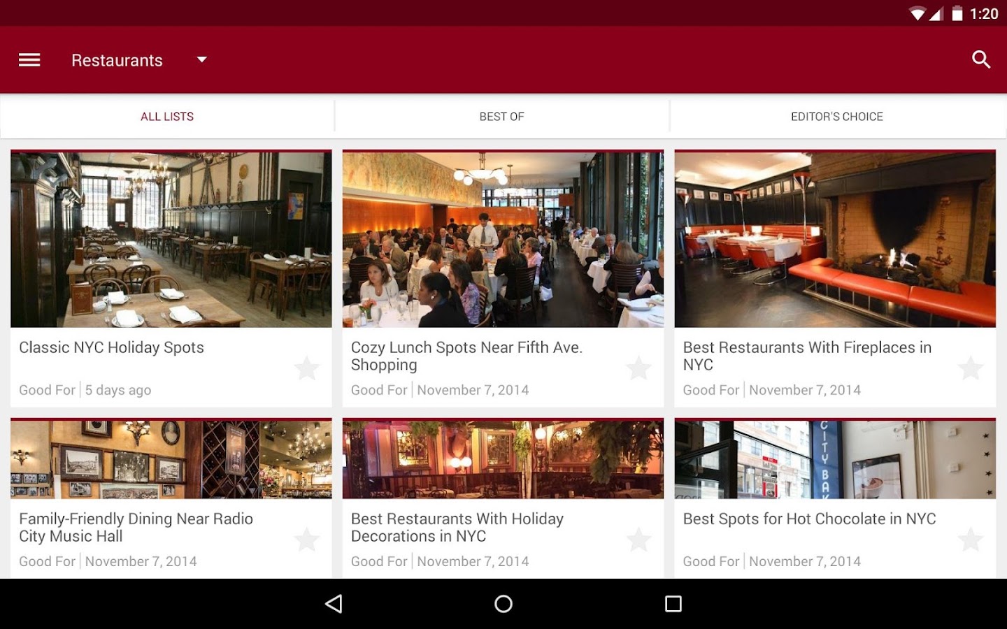 Zagat - Android Apps on Google Play