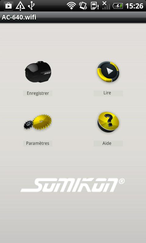 Android application Somikon AC-640.wifi screenshort