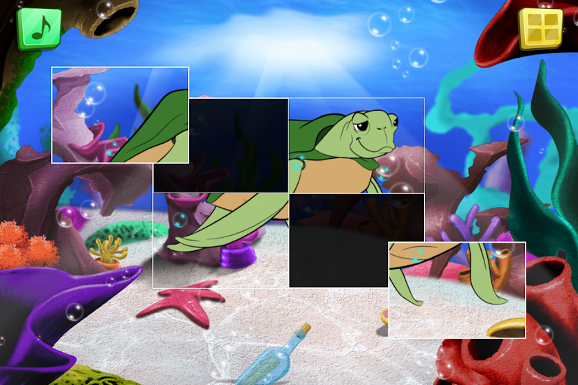 Live Puzzle! Sea Animals kids Screen 2