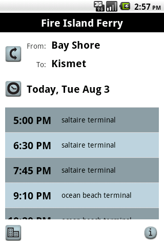 Fire Island Ferry Screen 3