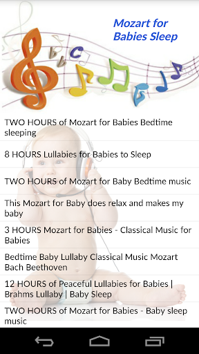 Mozart for Babies Sleep