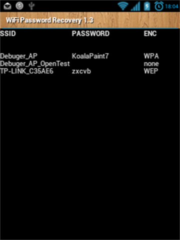 WiFi Password Recovery *ROOT*