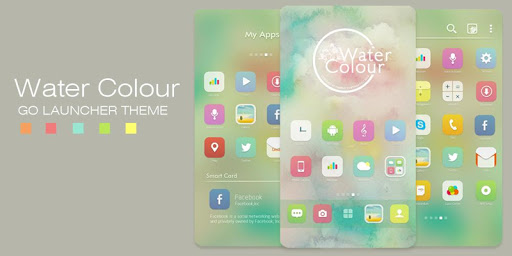 Watercolour GO Launcher Theme