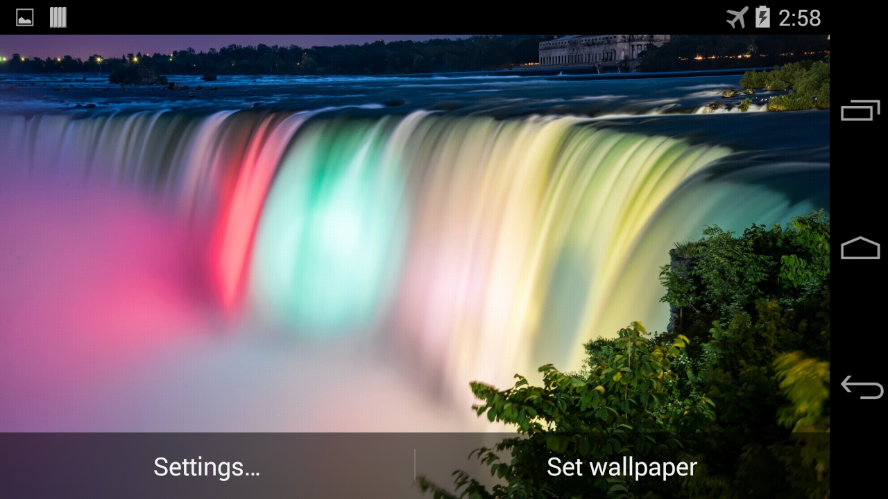 falls live wallpaper free this is wonderful interactive live wallpaper ...