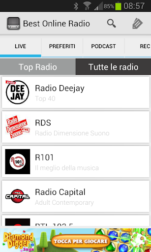 【免費音樂App】Best Online Radio - Italia-APP點子