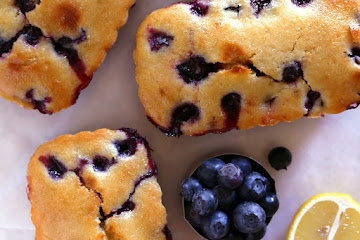 Blueberry Lemon Loaf Cakes