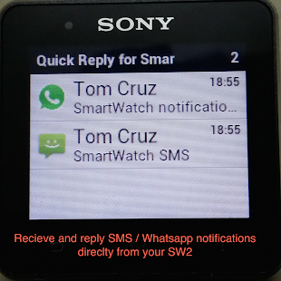 Quick Reply for SmartWatch 2