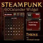 Steampunk GO Calendar Theme Apk
