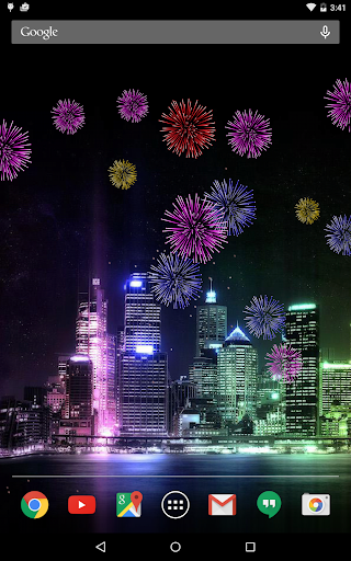 【免費生活App】Fireworks Live Wallpaper-APP點子