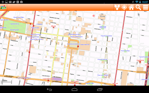 Mexico City Offline mappa Map Screenshots 2