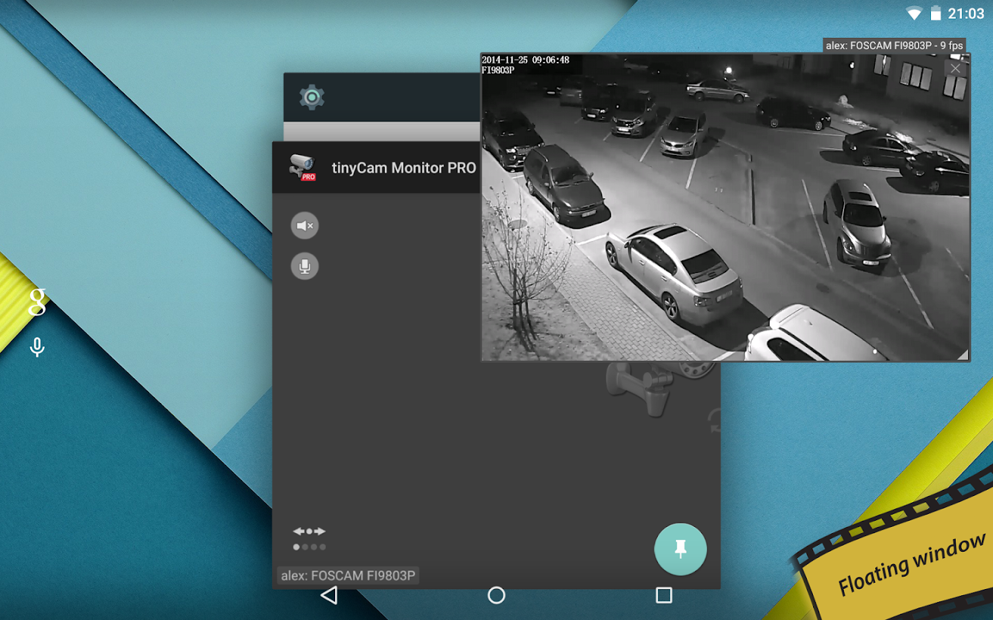 tinyCam Monitor PRO para IPCam - screenshot