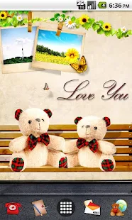 Free Bear Love You Theme