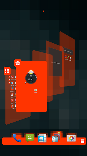 【免費個人化App】TSF Shell Theme Pixel Orange-APP點子