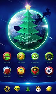 Free Blove Christmas GO Theme APK for Android