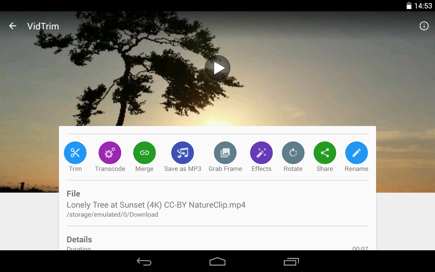 VidTrim Pro - Video Editor - screenshot
