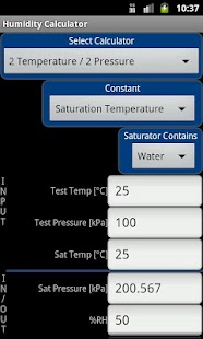 Humidity Calculator Screenshots 1