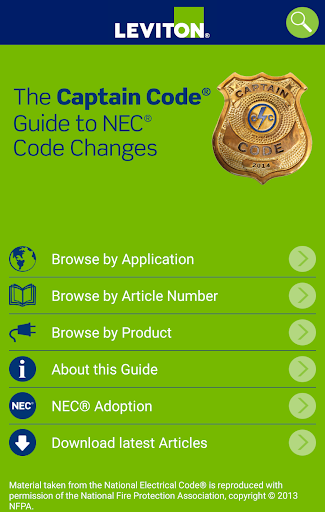 Leviton Captain Code NEC Guide