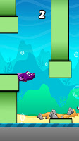 Captura de pantalla de Flappy Angry Fish APK #3